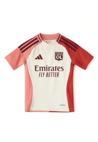 Adidas - Koszulka Olympique Lyonnais 24/25 Third Kids. Kolor: beżowy, biały, wielokolorowy