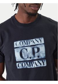 C.P. Company T-Shirt 20CMTS141A110579W Granatowy Regular Fit. Kolor: niebieski. Materiał: bawełna #3