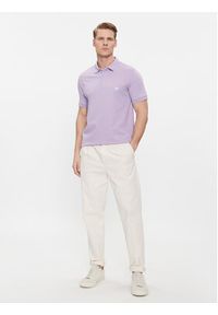 Emporio Armani Underwear Polo 211804 4R461 08990 Fioletowy Regular Fit. Typ kołnierza: polo. Kolor: fioletowy. Materiał: bawełna #8