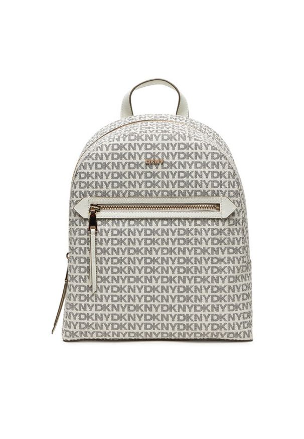 DKNY Plecak R51KYJ33 Szary. Kolor: szary. Materiał: skóra