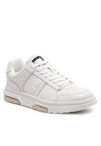 Tommy Jeans Sneakersy Tjm Leather Cupsole 2.0 EM0EM01283 Biały. Kolor: biały #5