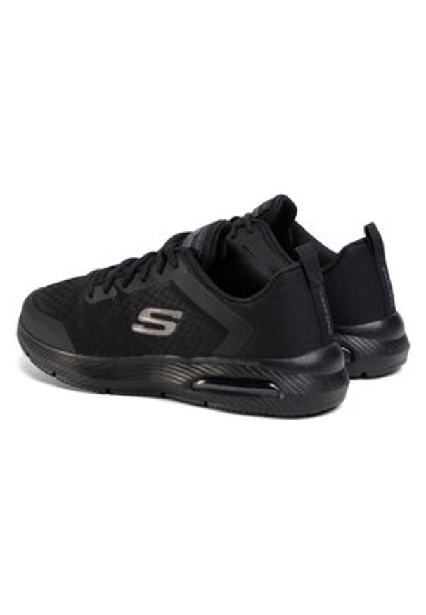 skechers - Skechers Sneakersy Pelland 52559/BBK Czarny. Kolor: czarny. Materiał: materiał