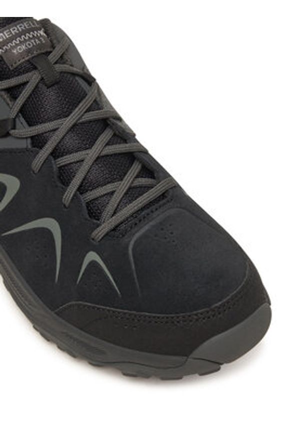 Merrell Trekkingi Yakota 3 J038429 Czarny. Kolor: czarny. Materiał: zamsz, skóra. Sport: turystyka piesza