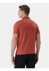 Calvin Klein Polo LV04LF200G Pomarańczowy Slim Fit. Typ kołnierza: polo. Kolor: pomarańczowy. Materiał: bawełna #3