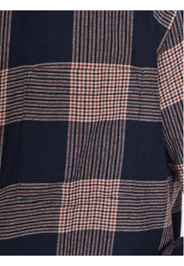 Lindbergh Koszula 30-203486 Granatowy Relaxed Fit. Kolor: niebieski. Materiał: bawełna