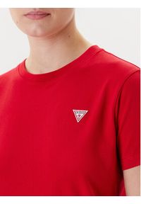 Guess T-Shirt W4YI10 J1314 Czerwony Regular Fit. Kolor: czerwony. Materiał: bawełna