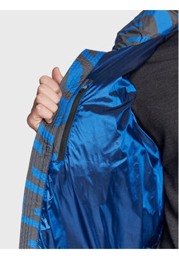 J.Lindeberg Kurtka puchowa Sphere Print AMOW06668 Granatowy Regular Fit. Kolor: niebieski. Materiał: syntetyk. Wzór: nadruk