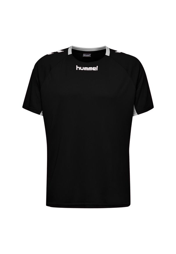 Koszulka sportowa z krótkim rękawem męska Hummel Core Team Jersey S/S. Kolor: czarny. Materiał: jersey. Długość rękawa: krótki rękaw. Długość: krótkie