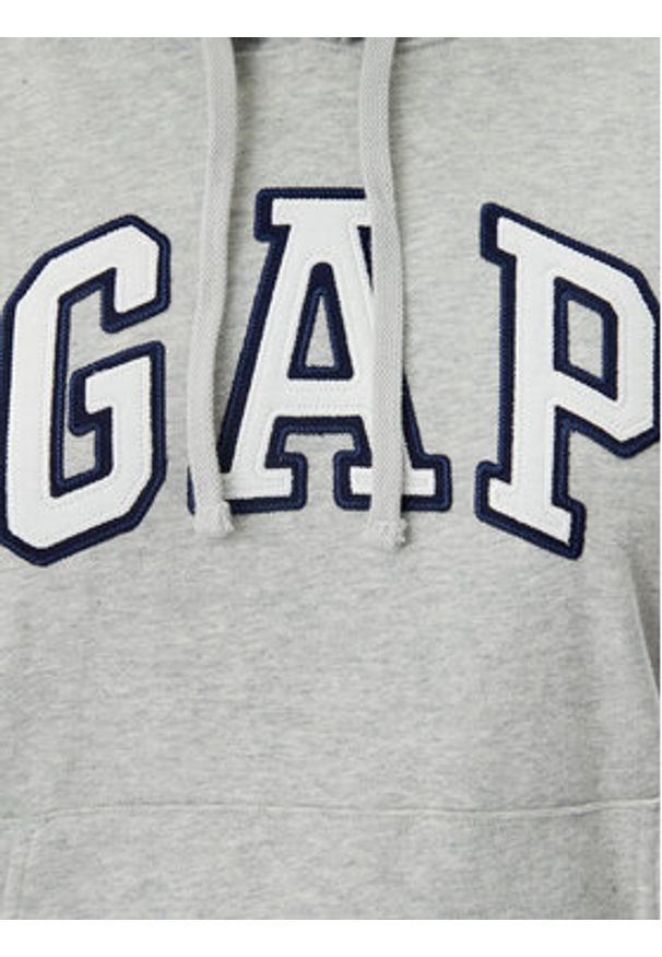 GAP - Gap Bluza 870537-00 Szary Relaxed Fit. Kolor: szary. Materiał: bawełna