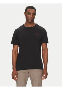 Polo Ralph Lauren T-Shirt Bsr 710680785 Czarny Custom Slim Fit. Typ kołnierza: polo. Kolor: czarny. Materiał: bawełna
