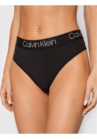 Calvin Klein Underwear Stringi 000QD3754E Czarny. Kolor: czarny. Materiał: bawełna