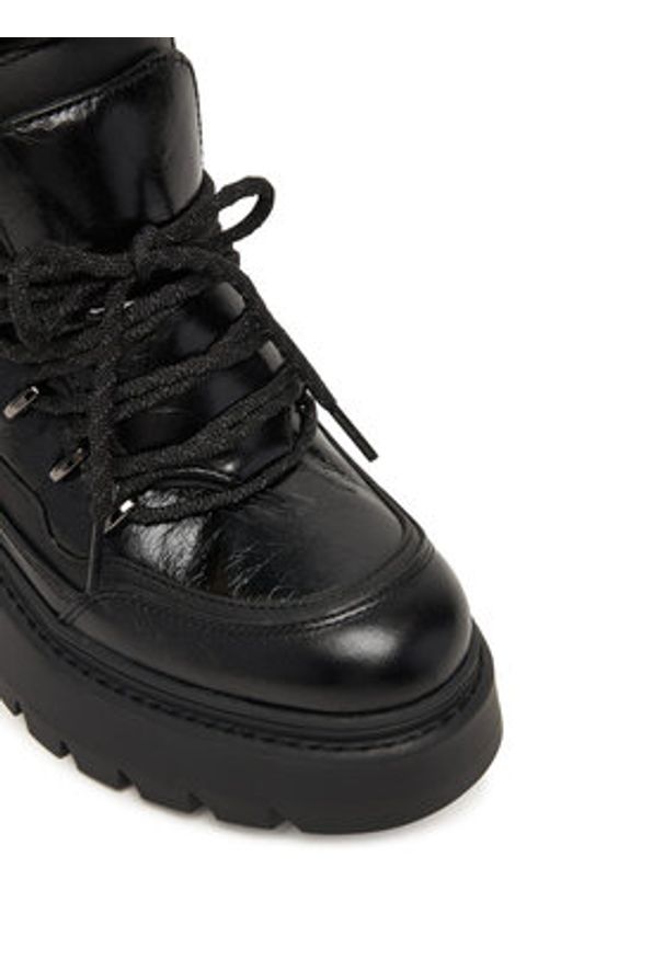 MICHAEL Michael Kors Śniegowce Shiloh 40F5SSFB7L Czarny. Kolor: czarny. Materiał: materiał