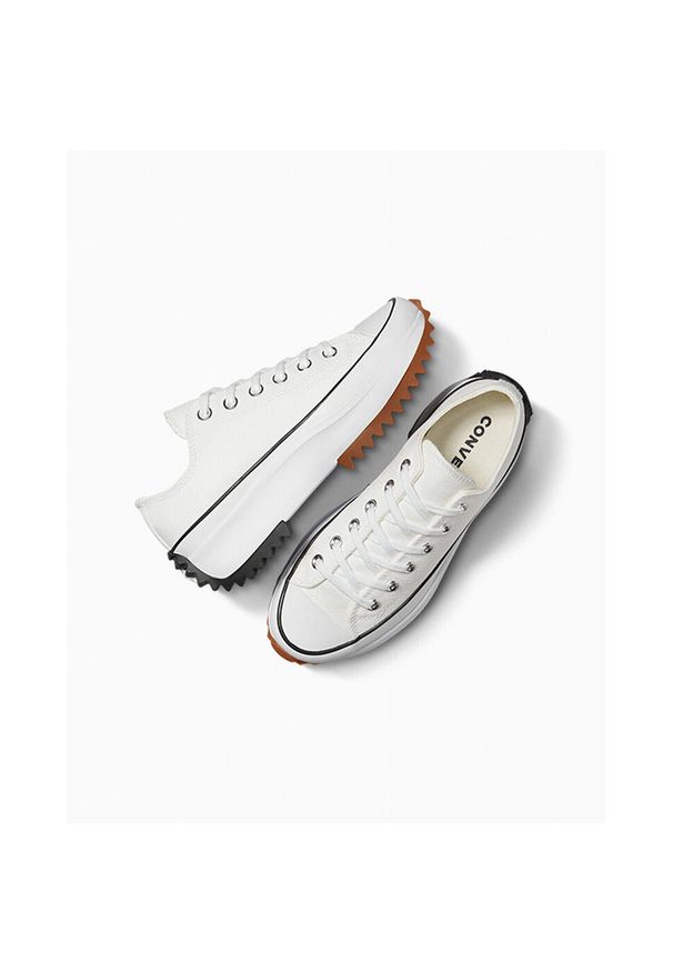Trampki Converse Run Star Hike Ox, Dla obu płci. Okazja: na co dzień. Kolor: biały. Materiał: materiał. Sport: bieganie