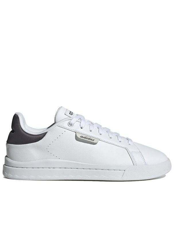 Adidas - Buty adidas Court Silk GY9258 - biało-czarne. Kolor: biały, wielokolorowy, czarny. Materiał: syntetyk, skóra. Szerokość cholewki: normalna. Wzór: aplikacja, gładki. Sport: tenis