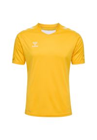 Jersey Hummel Core XK Poly. Kolor: wielokolorowy, żółty, pomarańczowy. Materiał: jersey. Sport: piłka nożna, fitness #1