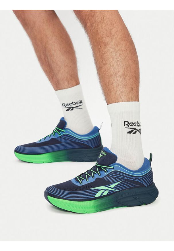 Reebok Buty do biegania ROAD STRIDER 100241132 Granatowy. Kolor: niebieski. Materiał: materiał