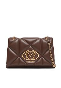 Love Moschino - LOVE MOSCHINO Torebka JC4041PP0NLC0313 Brązowy. Kolor: brązowy. Materiał: skórzane