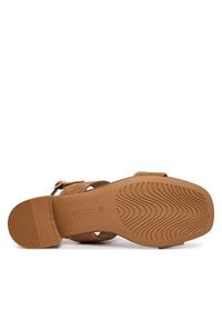 ecco - ECCO Sandały Liva 25030305034 Brązowy. Kolor: brązowy. Materiał: zamsz, skóra #4