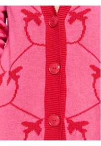 Pinko Kardigan Adelphi 100303 Y7VF Różowy Regular Fit. Kolor: różowy. Materiał: bawełna #2
