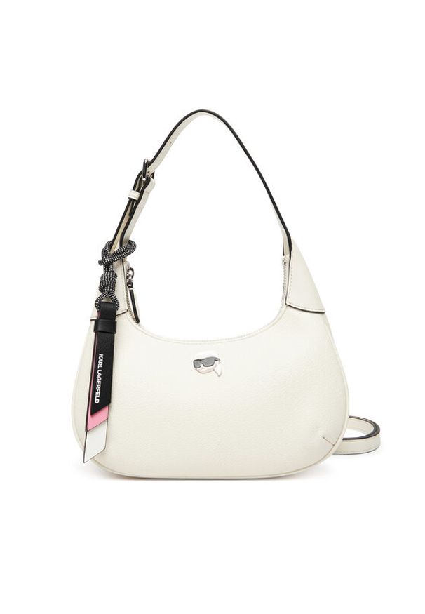 Karl Lagerfeld - KARL LAGERFELD Torebka A3W30107 Biały. Kolor: biały. Materiał: skórzane