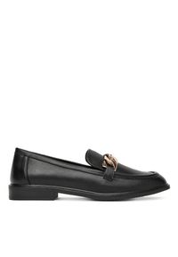 Loafersy DeeZee. Kolor: czarny