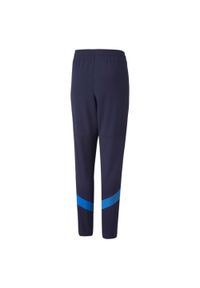 Puma - Spodnie treningowe dla dzieci Italie 2022. Kolor: niebieski. Sport: piłka nożna #1