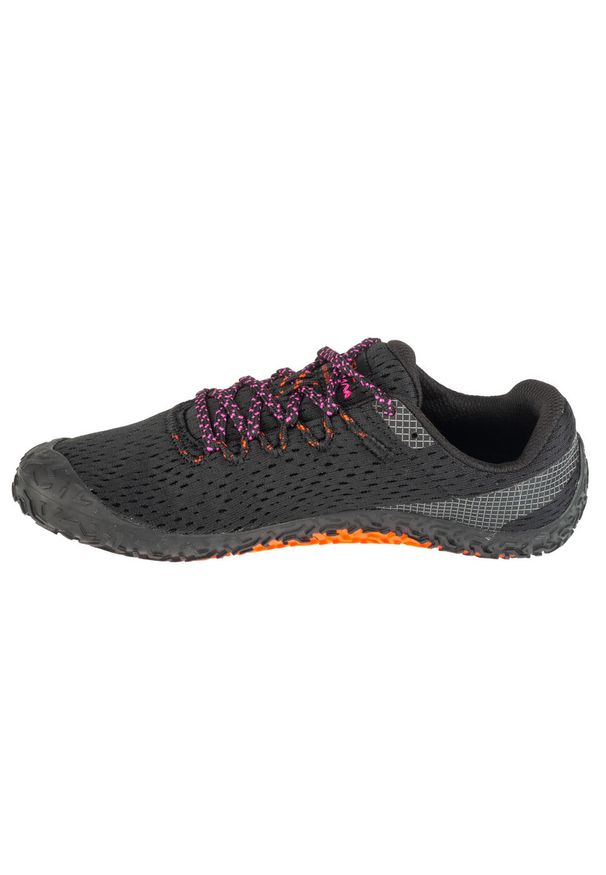Merrell - Buty do biegania damskie, l Vapor Glove 6. Kolor: czarny. Materiał: guma, materiał, tkanina, syntetyk