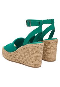 Calvin Klein Espadryle Wedge Espad 70 Neopr Mg HW0HW03014 Zielony. Kolor: zielony. Materiał: materiał #2