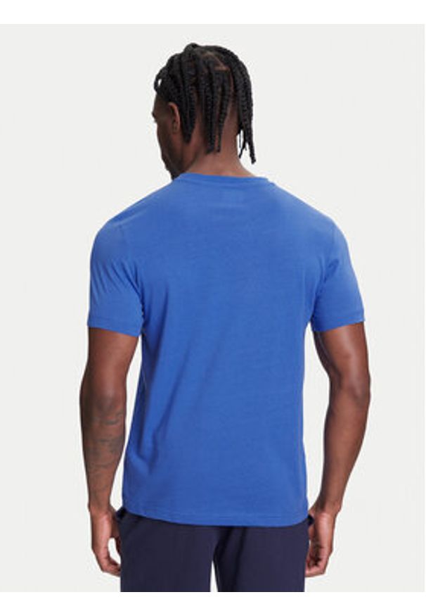 Kappa T-Shirt Logo Korpo Cafers 304J150 Niebieski Slim Fit. Kolor: niebieski. Materiał: bawełna