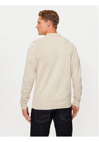 Jack & Jones - Jack&Jones Sweter Fred 12258582 Beżowy Regular Fit. Kolor: beżowy. Materiał: bawełna #4