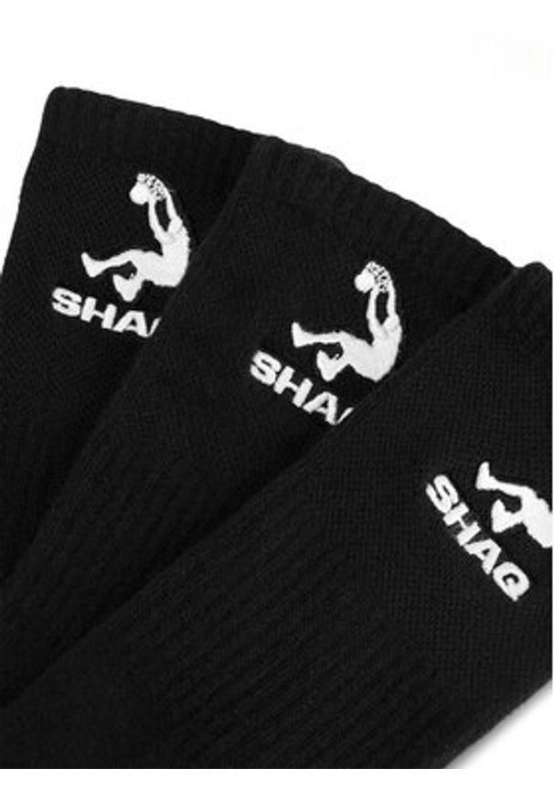 Shaq Skarpety AS_SHQ_H_001W_SS25 (3-PACK) Czarny. Kolor: czarny. Materiał: bawełna, materiał