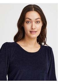 Fransa Sukienka codzienna 20612879 Granatowy Regular Fit. Okazja: na co dzień. Kolor: niebieski. Materiał: syntetyk. Typ sukienki: proste. Styl: casual #2