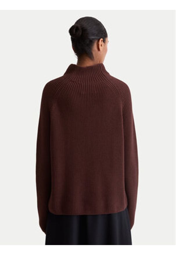 Marc O'Polo Golf 509 6059 60009 Bordowy Regular Fit. Typ kołnierza: golf, polo. Kolor: czerwony. Materiał: bawełna