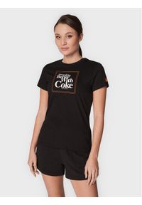 Puma T-Shirt COCA-COLA 536186 Czarny Regular Fit. Kolor: czarny. Materiał: bawełna
