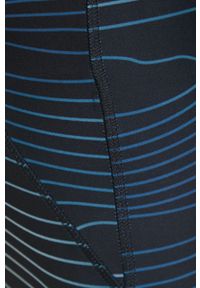 Reebok legginsy damskie kolor czarny wzorzyste. Kolor: czarny. Materiał: materiał, dzianina