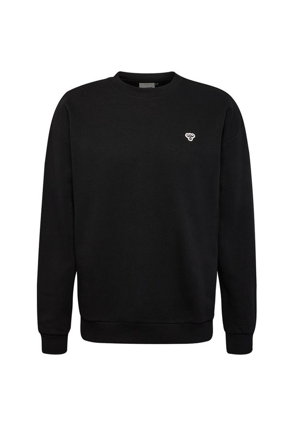 Bluza Hummel Loose Bee. Kolor: czarny. Materiał: materiał. Długość rękawa: długi rękaw. Wzór: haft