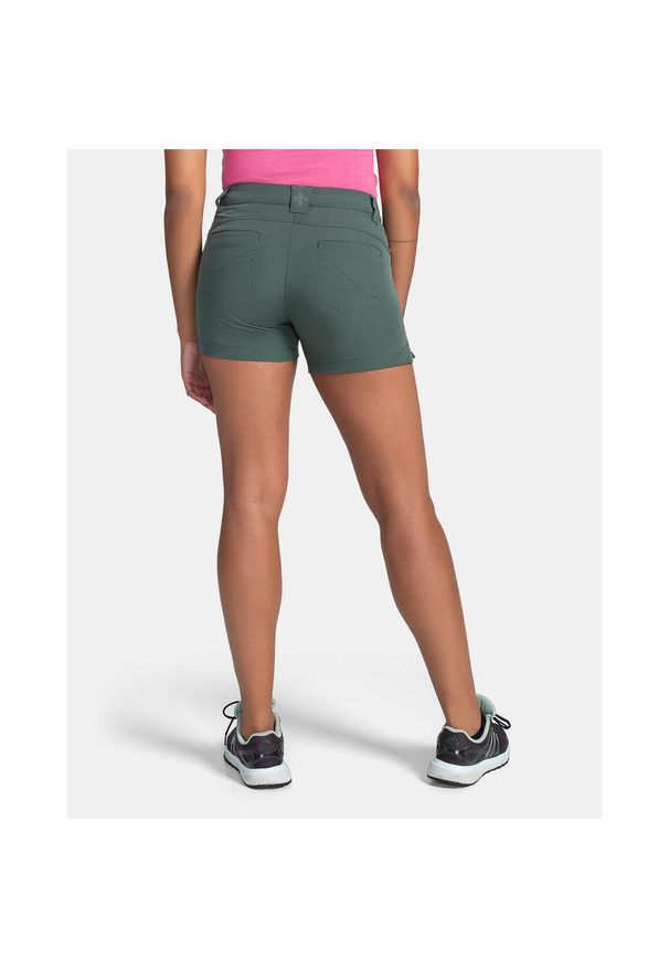 Szorty damskie Kilpi BREE-W. Kolor: zielony. Materiał: nylon. Sezon: lato. Sport: turystyka piesza
