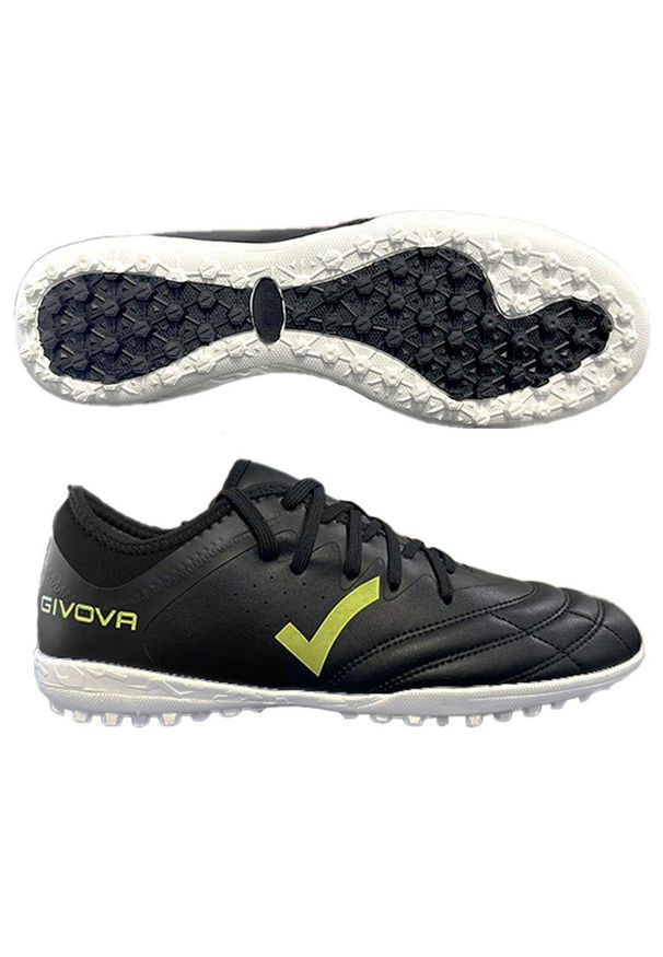 Givova Calcetto Flash - Buty sportowe roz. 35. Kolor: czarny, żółty, wielokolorowy. Sport: piłka nożna