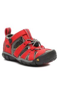 keen - Keen Sandały Seacamp II Cnx 1014470 Czerwony. Kolor: czerwony. Materiał: materiał #4