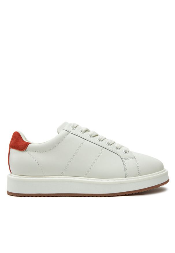 Lauren Ralph Lauren Sneakersy 802947678001 Biały. Kolor: biały. Materiał: skóra