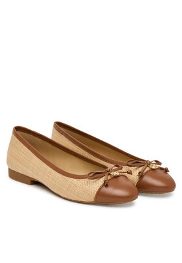 MICHAEL Michael Kors Baleriny Piper Flex 40S6PIFP2D Beżowy. Kolor: beżowy. Materiał: syntetyk