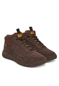 CAT Footwear Sneakersy Versage Mid P726429 Brązowy. Kolor: brązowy. Materiał: nubuk, skóra #6