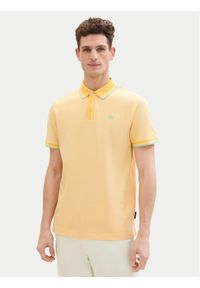 Tom Tailor Polo 1040822 Żółty Regular Fit. Typ kołnierza: polo. Kolor: żółty. Materiał: bawełna