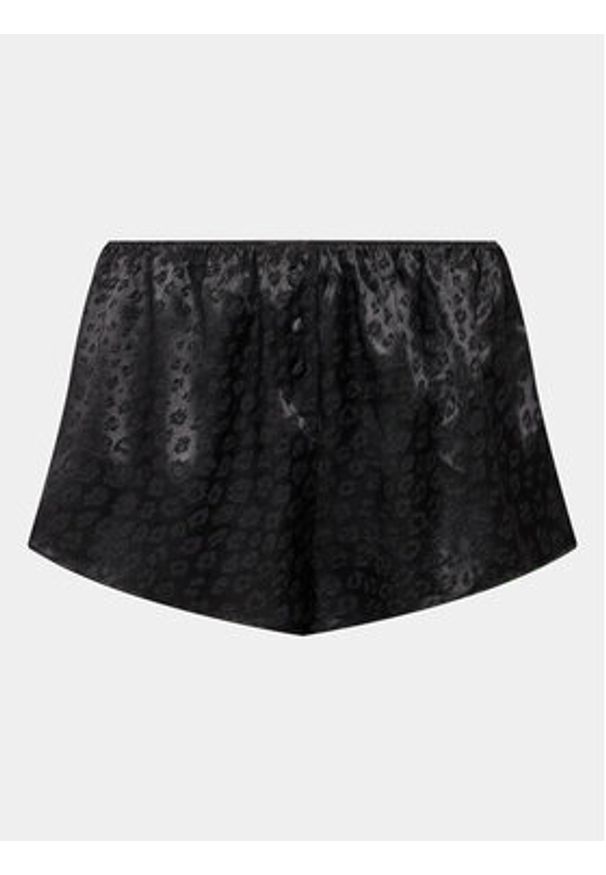 Hunkemöller Szorty piżamowe 203224 Czarny Comfortable Fit. Kolor: czarny. Materiał: wiskoza