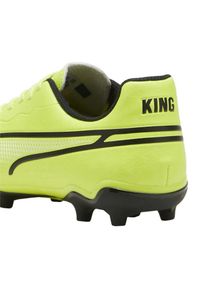 Buty piłkarskie Puma King Match FG/AG Jr 107573 04 zielone. Kolor: zielony. Materiał: syntetyk, mikrofibra, materiał. Szerokość cholewki: normalna. Sport: piłka nożna #4