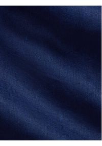 Polo Ralph Lauren Koszula 710968925002 Granatowy Slim Fit. Typ kołnierza: polo. Kolor: niebieski. Materiał: len #6