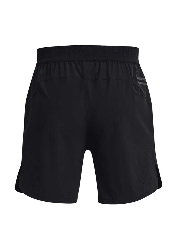 Szorty Under Armour Peak. Kolor: czarny, szary, wielokolorowy. Sport: fitness, bieganie
