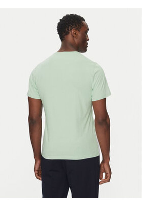 Barbour T-Shirt Essential Sports MTS0331GN45 Zielony Tailored Fit. Kolor: zielony. Materiał: bawełna