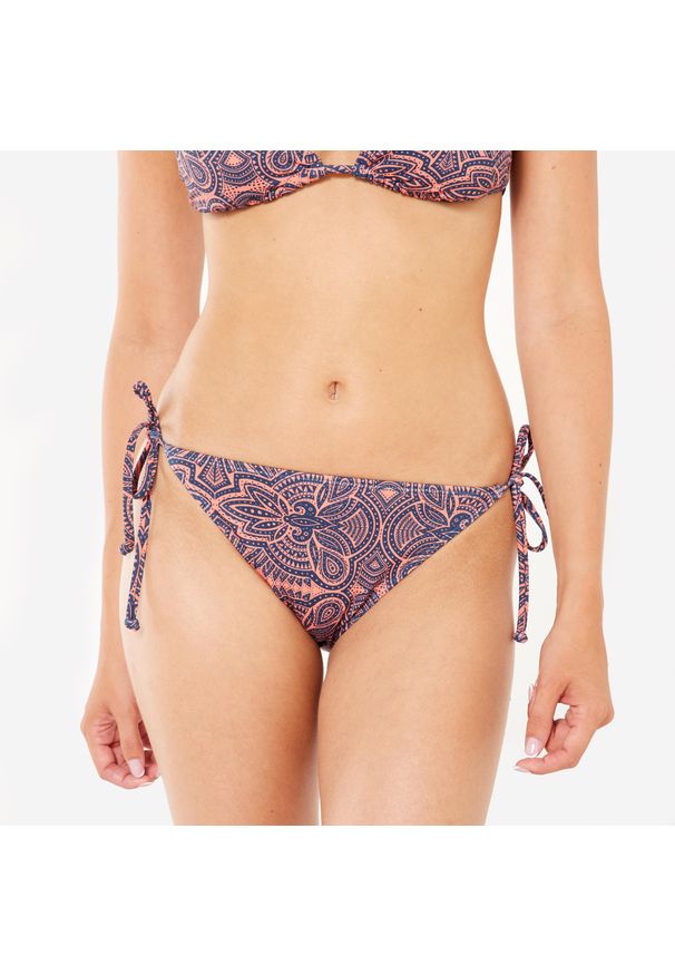 Dół kostiumu kąpielowego surfingowego damski Roxy Tribal. Kolor: niebieski, pomarańczowy, wielokolorowy. Materiał: nylon, elastan