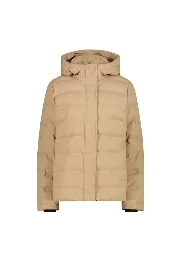 Kurtka ocieplana damska CMP 35K3666 Fix Hood. Kolor: brązowy. Sport: turystyka piesza